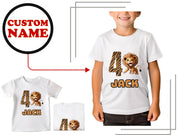a child's t - shirt with a picture of a lion on it