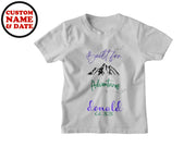 a long sleeved bodysuit with a picture of a mountain