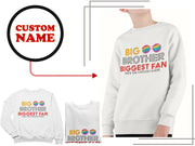 a white sweater with a big brother on it