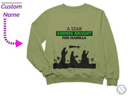 Personalized Name Christmas Sweatshirt for Toddler Girls Gift