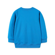 Sweat-shirt à imprimé Hello' Spinosaurus (Bleu)