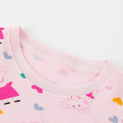 SkipStars Pink Piggy Playground Dress,Pink