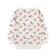 Sweat-shirt Little Rainbow Platted (Crème)