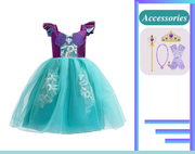Prinzessin Ariel Meerjungfrau inspiriert Mädchen Kleid Kostüm Cosplay