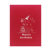 Handmade Dinosaur Pop Up Birthday Card Greeting Card