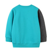 Long Sleeve Cute Baby Elephant Theme Boys Sweatshirt