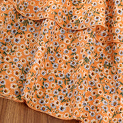 Short Sleeve Beautiful Floral Layers Pattern Girls Summer Dress | Toddler Girl Kid Baby Girl Dress Gift Princess Girl Dress Cloths 2-8 Year