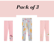 Baby Girl Leggings Collection Bunte Leggings & Pyjamas 3er Pack | Kleinkind Baby Mädchen Schlafanzug Kleidung und Outfits Geschenk für Mädchen