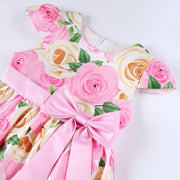 Robe princesse à fleurs pour filles