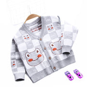 Long Sleeve Cute Kids Sweater Boys Cardigan