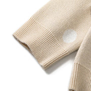 Langärmliger Herz-Weihnachtspullover für Mädchen und Kinder