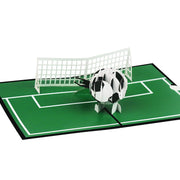 Personalized 3D Football Pop Up Greeting Card: Handmade for Birthdays, Thank Yous, Congrats & Thinking of You!