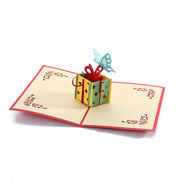 Personalized Butterfly 3D Pop-Up Greeting Card - Perfect Gift for Birthdays, Congrats, Thank You & More!