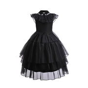 Wednesday Addams Inspired Dress for Girls
