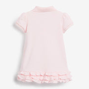Pink Short Sleeve Rainbow Pattern Cute Baby Girls dress