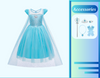 Princess Elsa Inspired Girls Costume