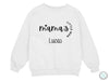 a white sweatshirt with the words mamas on it
