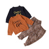 Daddy's Girl Top und Hose mit Leopardenmuster