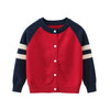 SkipStars Full Sleeve Front Button Through Boys Cardigan, Multicolour