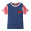 CUTE CRAB PRINT COTTON T-SHIRT - SkipStars
