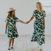 Short Sleeve Mommy and Me Dresses for Mother and Daughter Matching Set