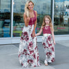 Robes sans manches maman et moi pour ensembles assortis mère et fille