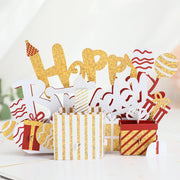 Personalized 3D Pop-Up Birthday Candle Greeting Card - Handmade for a Memorable Birthday, Congrats, Thanks, or Thinking of You!