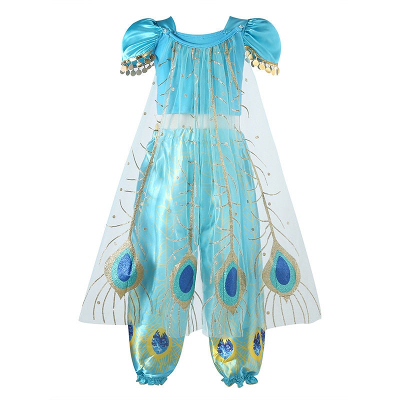 Kids Princess Jasmine Inspired Dress for Girls SkipStars Kids Princess Jasmine Inspired Dress for Girls SkipStars