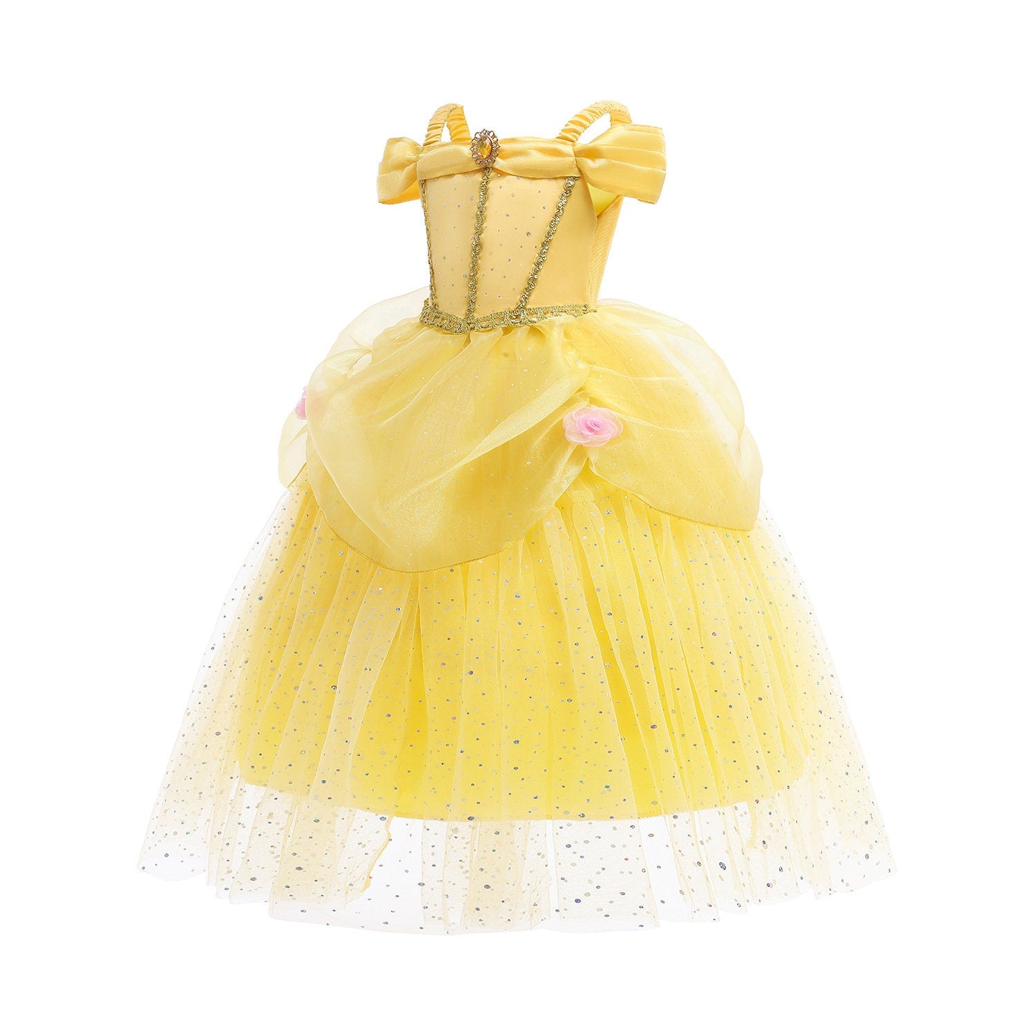 Yellow belle inspired dress new arrivals