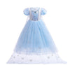 Elsa Frozen Princess Inspired Girls Cosplay Costume Dress
