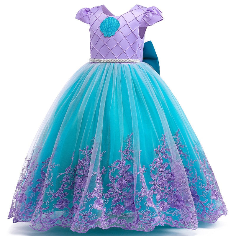 Princess Ariel Little Mermaid Inspired Girls Dress SkipStars